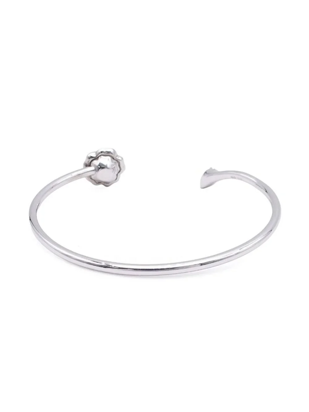 Chanel Camellia Collection Bracelet White Gold 18K Diamond S Bangle